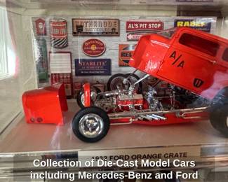 Collection of DieCast Model Cars including MercedesBenz and Ford third image