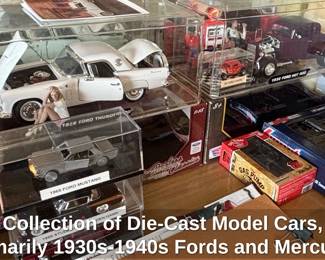 Collection of DieCast Model Cars, Primarily ss Fords and Mercurys sixth image