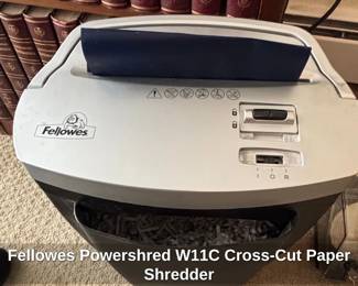 Fellowes Powershred WC CrossCut Paper Shredder
