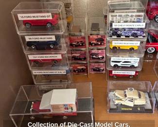 Collection of DieCast Model Cars, Primarily ss Fords and Mercurys second image