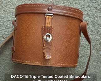 DACOTE Triple Tested Coated Binoculars with Leather Case third image