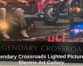 Legendary Crossroads Lighted Picture by Electric Art Gallery second image