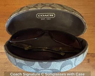 Coach Signature C Sunglasses with Case