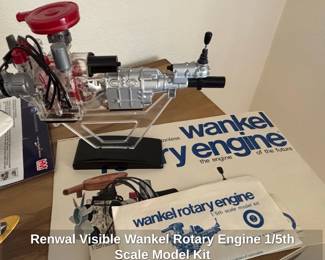 Renwal Visible Wankel Rotary Engine or fifth Scale Model Kit second image