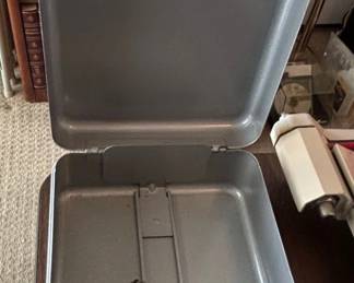 Vintage Metal Portable File Box second image