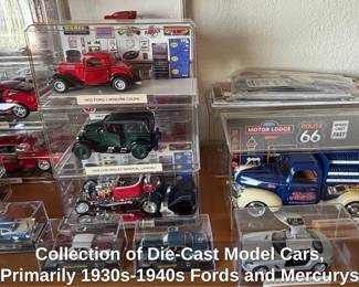 Collection of DieCast Model Cars, Primarily ss Fords and Mercurys fourth image