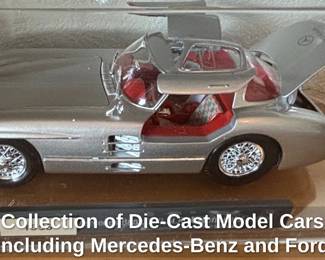 Collection of DieCast Model Cars including MercedesBenz and Ford second image