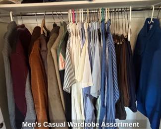 Mens Casual Wardrobe Assortment