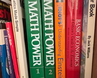 Collection of Assorted Technical, Educational, and Historical Books, including The World Book of Math Power second image
