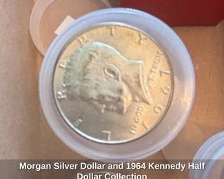 Morgan Silver Dollar and Kennedy Half Dollar Collection