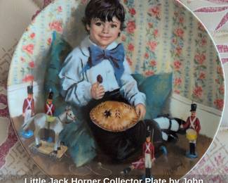 Little Jack Horner Collector Plate by John McClelland third image