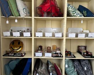 Pillows, boxes of doll furniture Spanish doll brought home from Spain