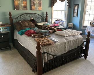  Queen size bed, mattress not included