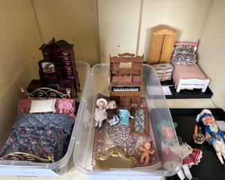 Miniature doll furniture