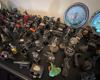 A huge selection of vintage pencil sharpeners