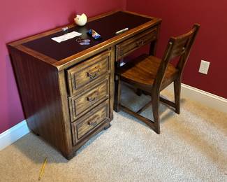 Writing desk with chair