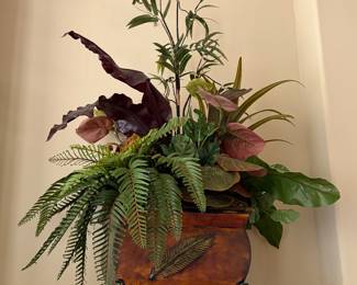 Faux floral arrangement