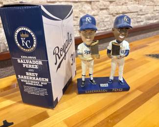 MVP’s Saberhagen/ Perez w/ box Limited Edition bobble head 