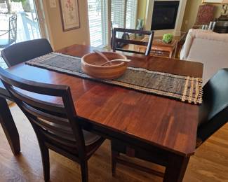 Dining table and 4 chairs