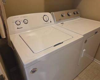 Amana washing machine, Maytag dryer