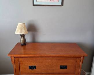 Wood file cabinet