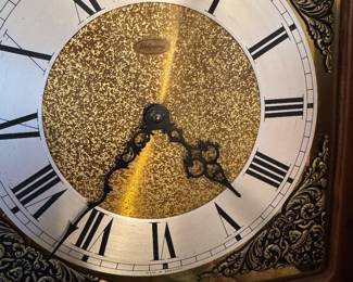 $340 - Ridgeway Petite tall clock - need a little work 