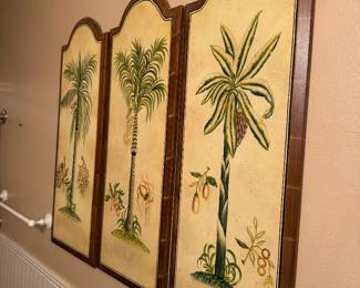 $60 - set of 3 painted panels 