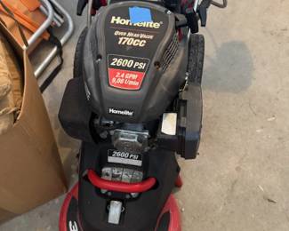 Homelite gas powered pressure washer