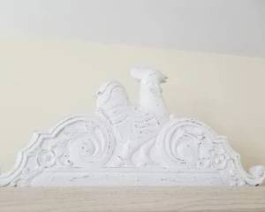 Decorative carved wood piece