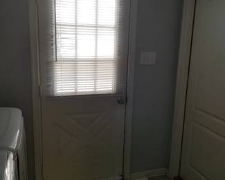 Entry door - interior view