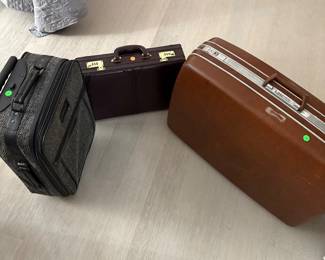 Suitcases and briefcase