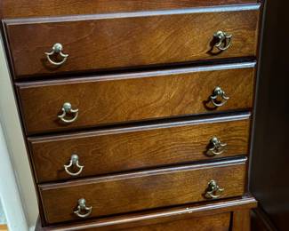 Vintage silverware cabinet