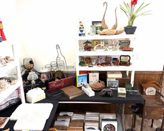 Huge collection of decorative plates and vintage home decor