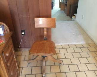 Vintage desk chair industrial style