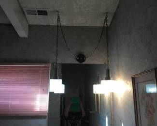 Swag fixture bathroom