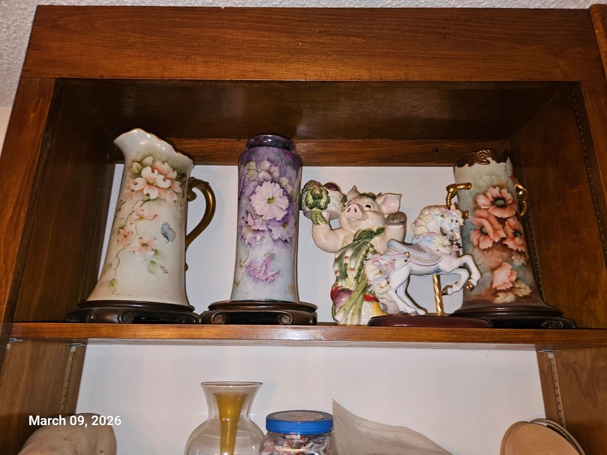 Gorgeous hand painted porcelain and ceramics 