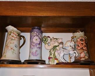 Gorgeous hand painted porcelain and ceramics 