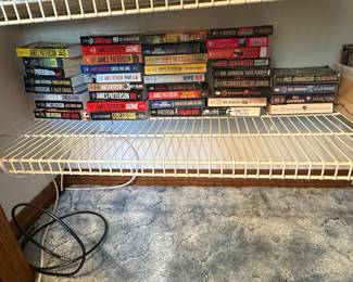 Collection of James Patterson and Iris Johansen Thriller Novels
