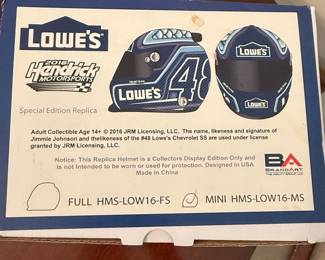 Jimmie Johnson #48 Lowe's 2016 Hendrick Motorsports Special Edition Replica Helmet