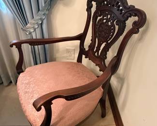 Chippendale Style Mahogany Armchair