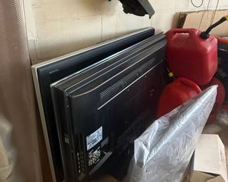 Sony BRAVIA and Samsung Flat Screen TVs with Remotes