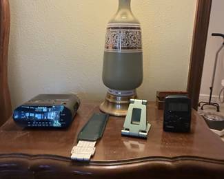 Sony ICF-C1 Clock Radio and Timex Digital Alarm Clock