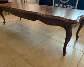 Hickory Manufacturing Company Solid Walnut Country French Coffee Table