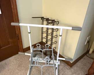 Adjustable Folding Walker with Wine Rack