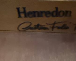 Henredon French country end table 