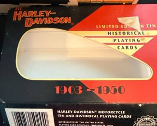 Harley-Davidson Historical Playing Cards Tin Set (1903-1930 & 1903-1956)