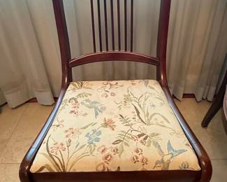 Duncan Phyfe Style Mahogany Dining Table and Chairs Set