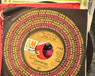 The Carpenters "Close to You" / "We've Only Just Begun" 7" Vinyl Record