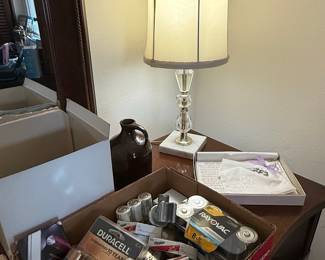 Assorted Batteries and Small LED Flashlights