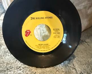 The Rolling Stones "Brown Sugar" 45 RPM Vinyl Single - ATCO 45-19100